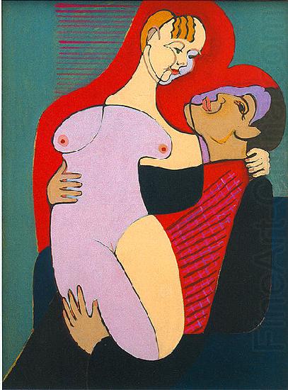 Great Lovers ( Mr and Miss Hembus), Ernst Ludwig Kirchner